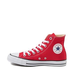 Red high top converse